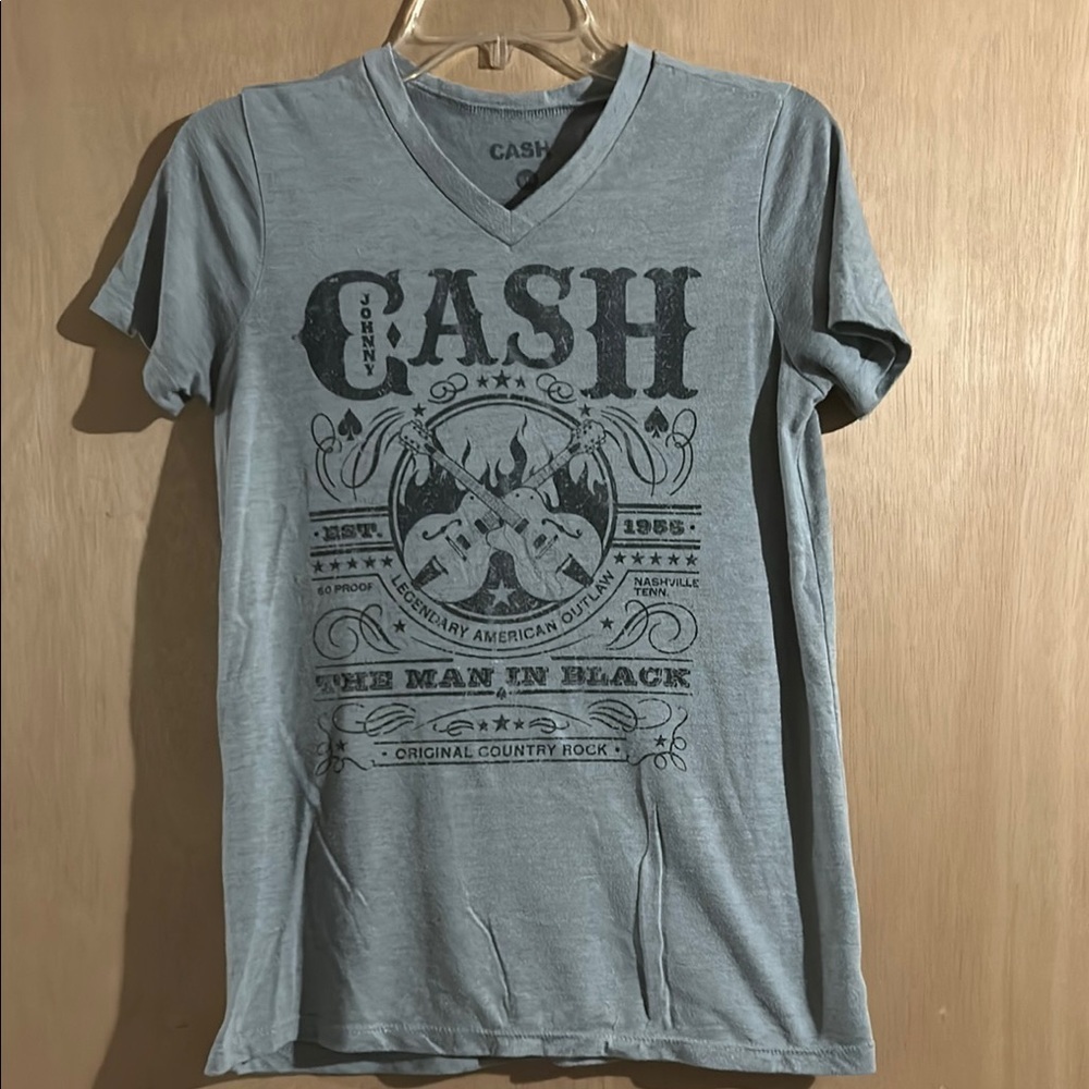 Women’s Ash Gray Short Sleeve Tee with Graphic Design